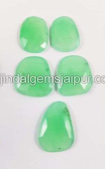 Chrysoprase Rose Cut Slices